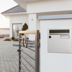 Boite aux lettres Allure 2 portes blanc 9016M-Renz Sale