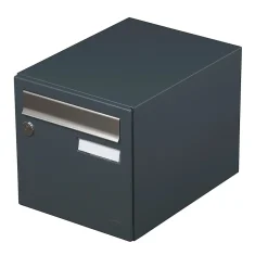 Boite aux lettres Allure 1 porte gris anthracite 7016M-Renz Online