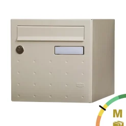Boite aux lettres CubYsm 2 portes Ivoire 1015B-Renz Best