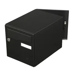 Boite aux lettres Préface 2 portes Noir mat RAL 9005M^Renz