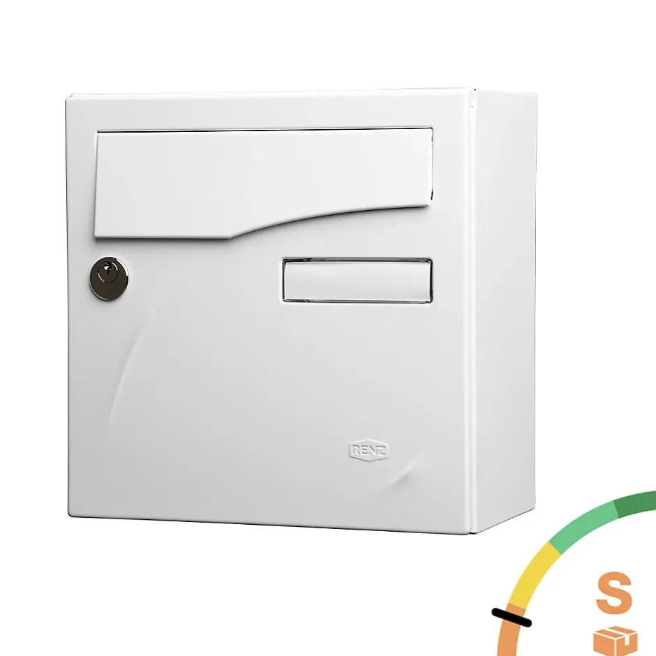 Boite aux lettres Préface compact Blanc brillant RAL 9016B^Renz Discount