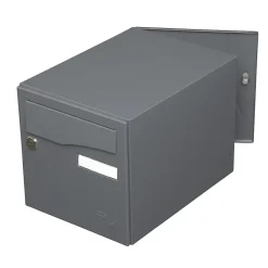 Boite aux lettres Préface 2 portes Gris anthracite RAL 7016M^Renz Discount