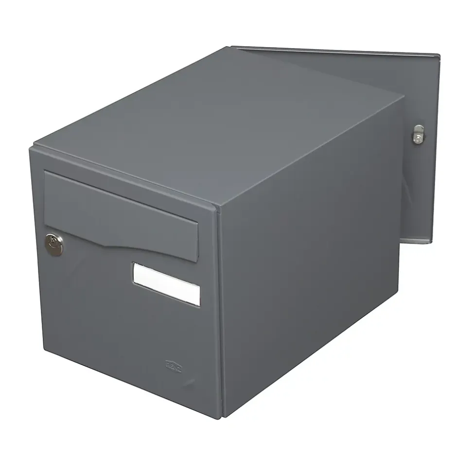 Boite aux lettres Préface 2 portes Gris anthracite RAL 7016M^Renz Discount