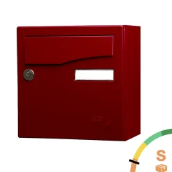 Boite aux lettres Préface compact Rouge pourpre brillant 3004B-Renz Hot