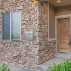 Boite aux lettres Préface compact Gris polaire mat RAL 9006 M^Renz Best