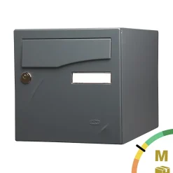 Boite aux lettres Préface 1 porte Gris anthracite mat RAL 7016 M-Renz