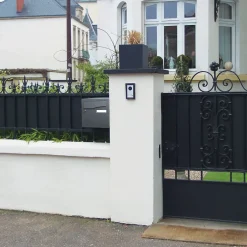 Boite aux lettres Préface 1 porte Gris anthracite mat RAL 7016 M-Renz