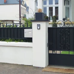 Boite aux lettres Préface 2 portes Ivoire brillant RAL 1015B-Renz Outlet