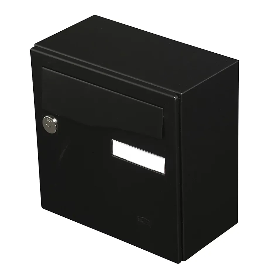 Boite aux lettres Préface compact Noir mat RAL 9005M-Renz New