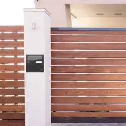 Boite aux lettres Préface 2 portes Noir Sablé RAL 2100 MS-Renz Best