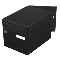 Boite aux lettres Préférence 2 portes noir mat 9005M^Renz Discount