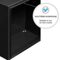 Boite aux lettres Préférence Compact noir mat 9005M^Renz Online