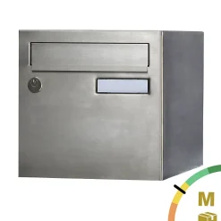 Boite aux lettres Rivage 2 portes inox brossé-Renz Outlet