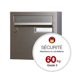 Boite aux lettres Rivage compact brossé^Renz