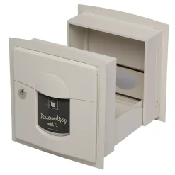 Boite aux lettres Soléa à encastrer 2 portes Ton Pierre sablé 1013MS^Renz Best