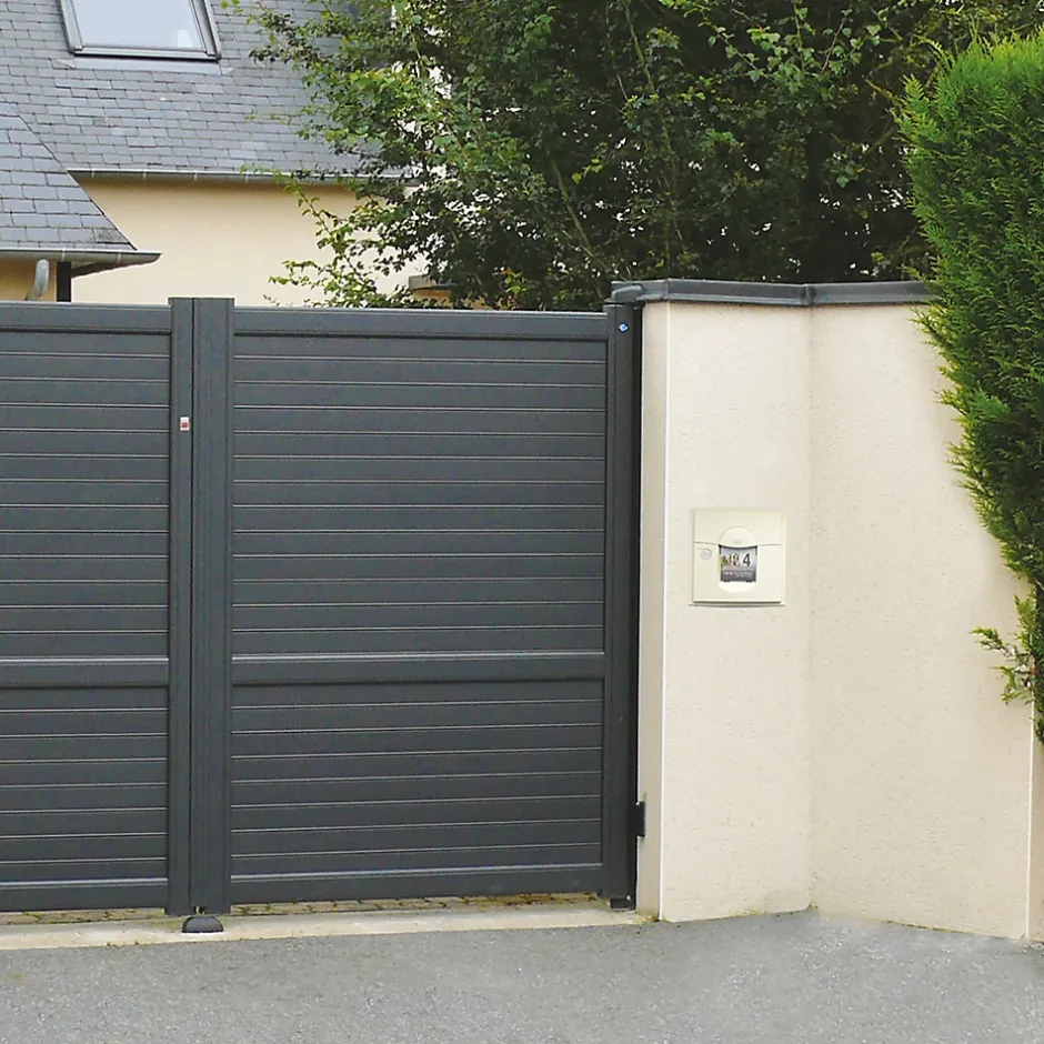 Boite aux lettres Soléa à encastrer 2 portes Ton Pierre sablé 1013MS^Renz Best