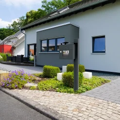 Boite aux lettres Soléa 2 portes Noir Sablé 2100 MS-Renz Discount