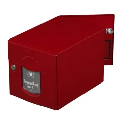 Boite aux lettres Soléa 2 portes rouge 3004 B-Renz Discount