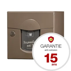 Boite aux lettres Soléa 1 porte Taupe RAL 7006 B^Renz Best