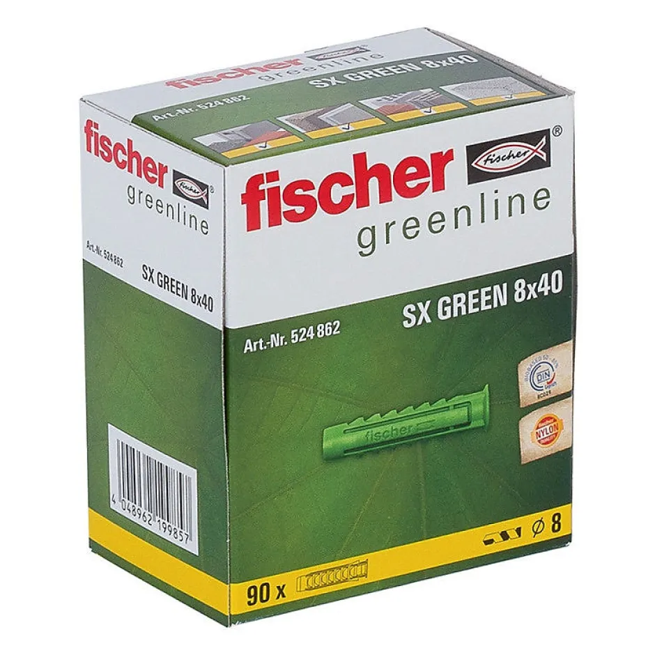 Boite De 90 Chevilles À Expansion Sx - Vert-Fischer Discount