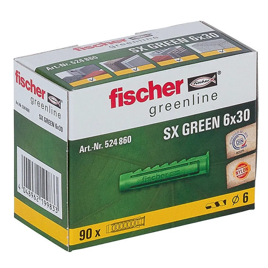 Boite De 90 Chevilles À Expansion Sx - Vert-Fischer Discount