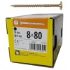BOITE DE 50 VIS À TÊTE RONDELLE 8 x 80, EMPREINTE TORX^Domax Discount