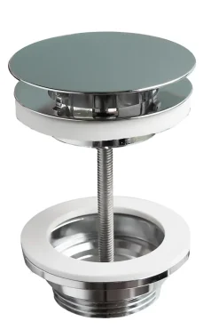 Bonde à écoulement libre chromée pour vasque Havana-Decotec Hot