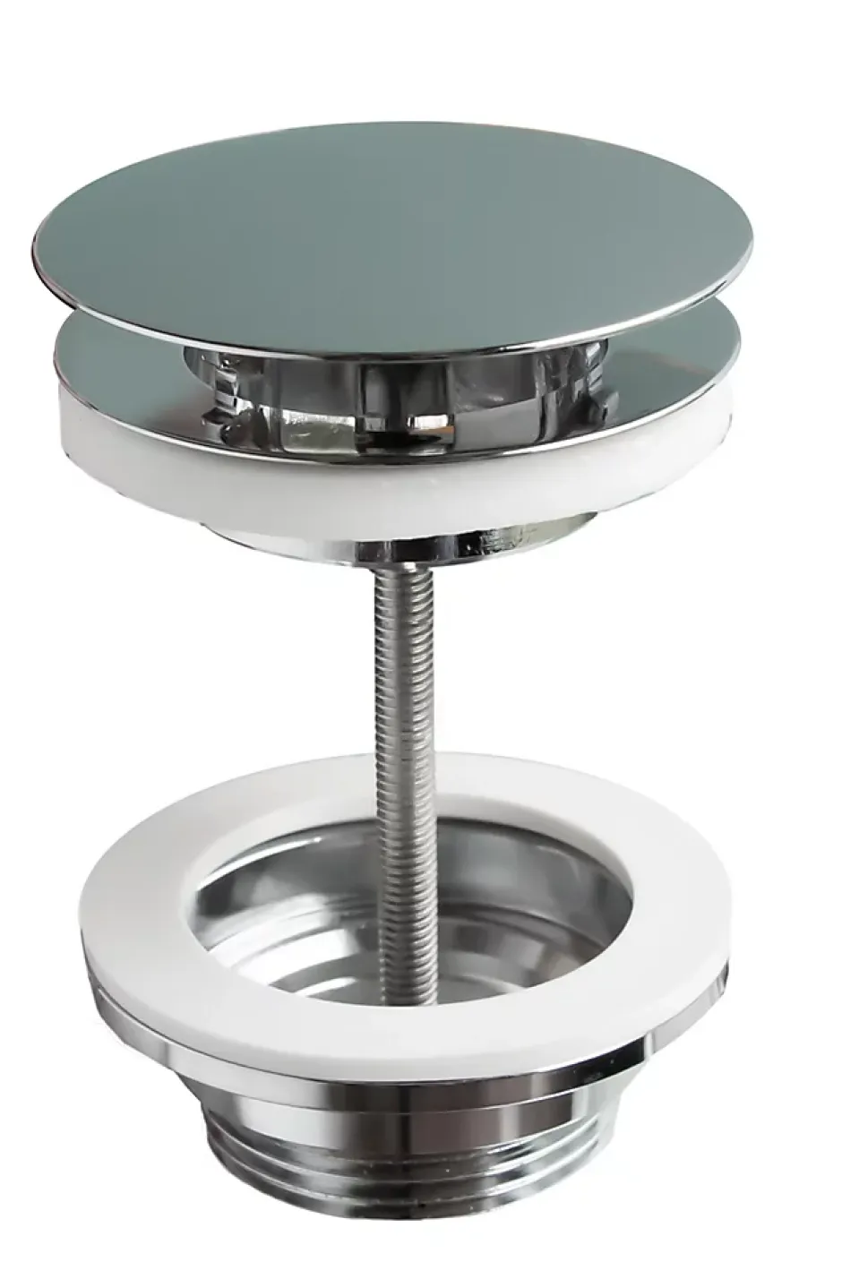 Bonde à écoulement libre chromée pour vasque Havana-Decotec Hot