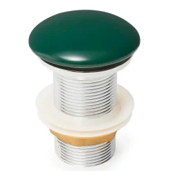 Bonde à écoulement libre Infinitio 5/4 " sans trop plein pour lavabos et vasques, vert foncé mat (PZATKADGEM)^Swiss Aqua Technologies Best