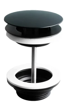 Bonde à écoulement libre noir mat pour vasque Havana-Decotec Online