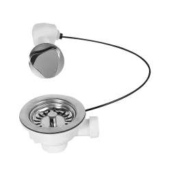 Bonde à panier pour évier 90mm avec commande à câble-Wirquin Sale