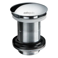 Bonde chromée quick-clac sans trop-plein pour vasque^Wirquin Clearance