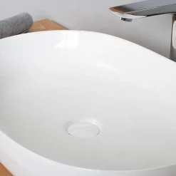 Bonde clic-clac lavabo sans trop plein, blanc^Wanda Collection Clearance