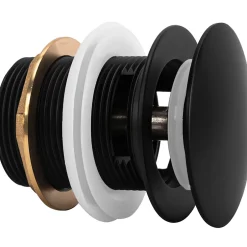 Bonde De Baignoire Klik-Klak 6Cm Black 7X7X8Cm-Rea Online