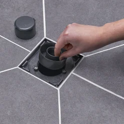 Bonde de douche à maçonner extraplate EXPRESS'EAU MINI 115 x 115 mm-Wirquin Clearance