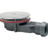 Bonde de douche - Slim + - - Extra-plat - Receveur Diamètre 90 mm - Sortie Diamètre 40 mm - Dôme ABS chromé-Wirquin Best