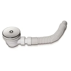 Bonde de douche extra plate avec diamètre 90 mm - installation facile, évacuation rapide - avec tuyau flexible^AICA Sanitaire Best