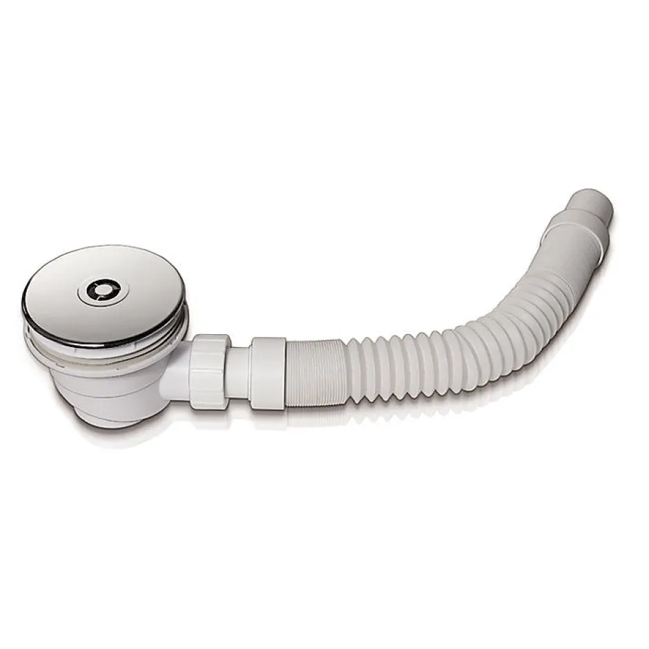 Bonde de douche extra plate avec diamètre 90 mm - installation facile, évacuation rapide - avec tuyau flexible^AICA Sanitaire Best