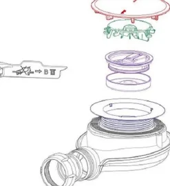 Bonde de douche Turboflow XS Magnetech --Nicoll Hot