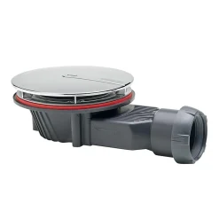 Bonde de douche SLIM + ø40 mm dôme ABS.-Wirquin