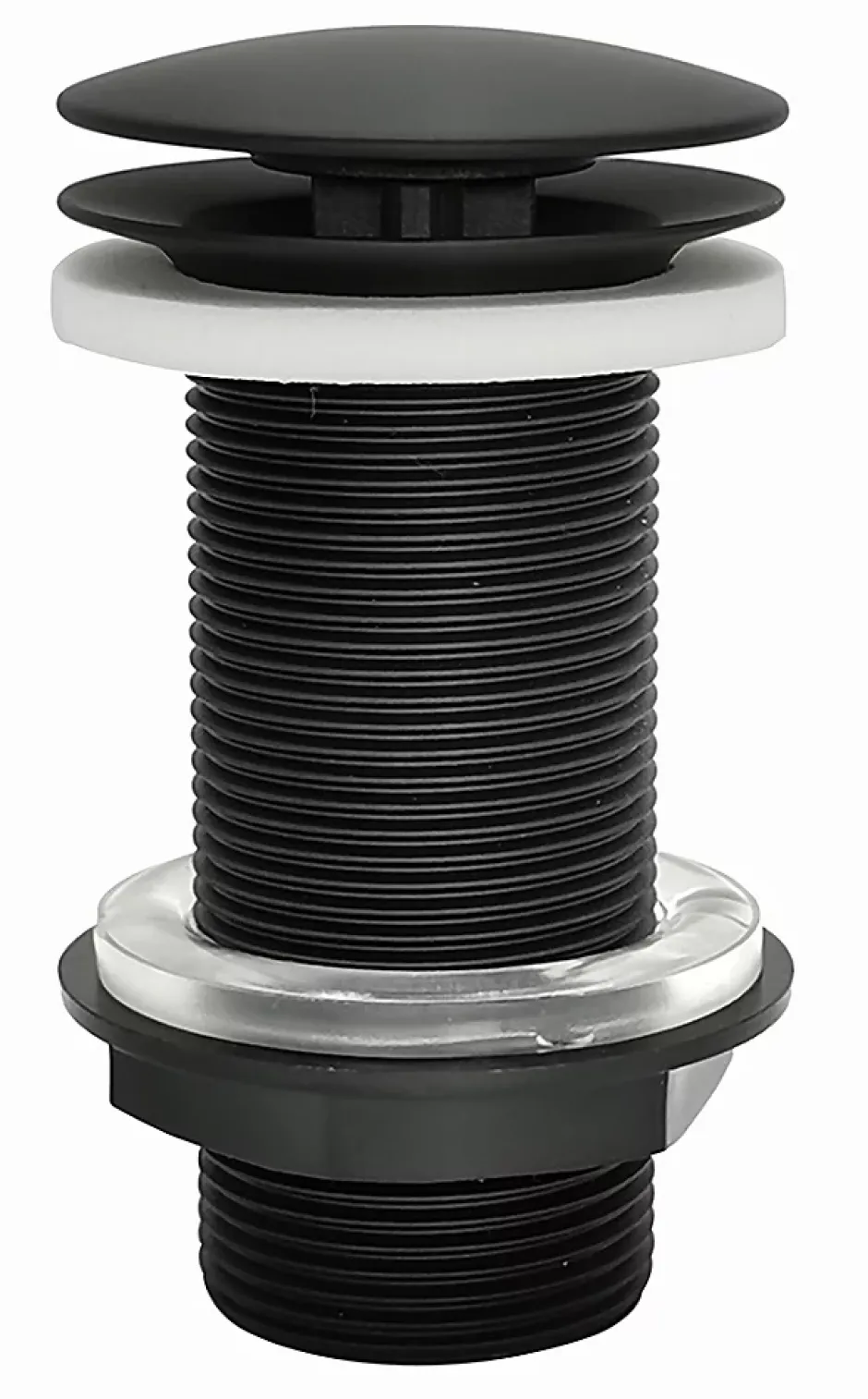 Bonde de lavabo à écoulement libre Ø 60 mm laiton noir^Rousseau New