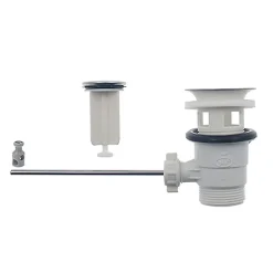 Bonde de Lavabo - Rousseau - Clapet sans tirette - Certifié NF - ABS blanc - 50 mm^Edouard Rousseau Sale