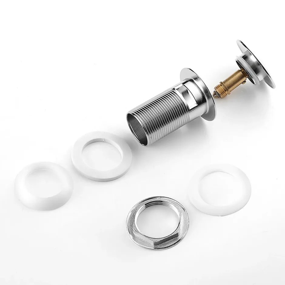 Bonde de Lavabo Pop Up en Laiton Universel AntiBlocage G 1-1/4"^Auralum Max New