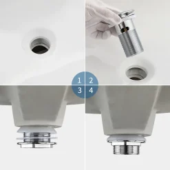 Bonde de Lavabo Pop Up en Laiton Universel AntiBlocage G 1-1/4