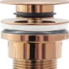 Bonde de lavabo universel Clic-Clac Rose Gold-Rea Best