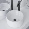 Bonde de lavabo, vasque, evier universelle noir avec trop plein, Bonde Pop Up (push-up) Automatique LuxuryBain-Luxury Bain Outlet