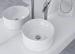 Bonde de Lavabo, vasque, evier universelle chromée sans trop plein, Bonde Pop Up (push-up) Automatique LuxuryBain^Luxury Bain Outlet
