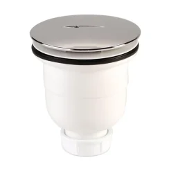 Bonde de receveur de douche sortie verticale 90 mm avec capot en ABS Chromé^Nicoll Sale