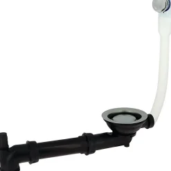 Bonde d'évier à panier - - Diamètre90mm - Matières recyclées - Tubulure gain de place-Nicoll Sale