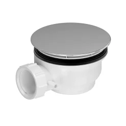 Bonde pour receveur de douche Pure 2/Pedra, capot chrome,-Galedo